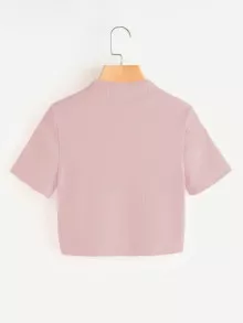 カジュアル 平野 Tシャツ - ベビーピンク - チェックする 2