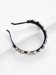 Diadema con piedra de imitación - Multicolor - Ver 2