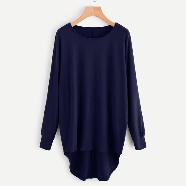 

High Low Oversized Batwing Tee