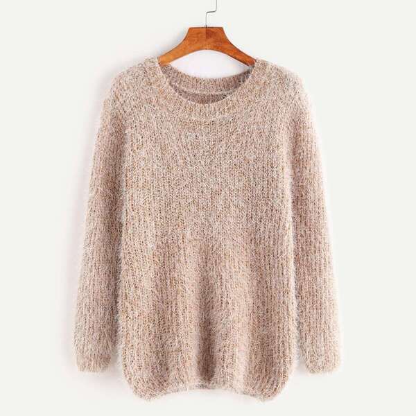 

Fuzzy Chunky Knit Sweater