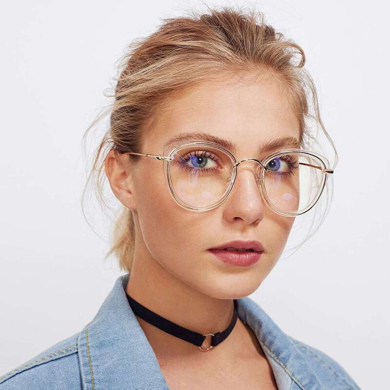 

Clear Frame Cat Eye Glasses