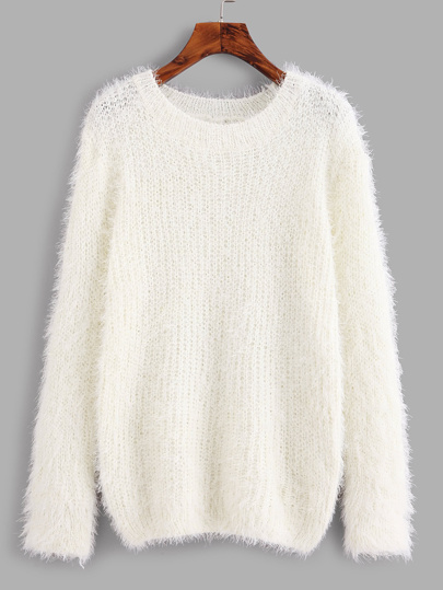 Fuzzy Chunky Knit Sweater