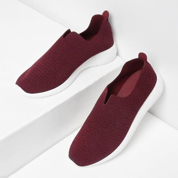 

Suede Low Top Slip On Sneakers