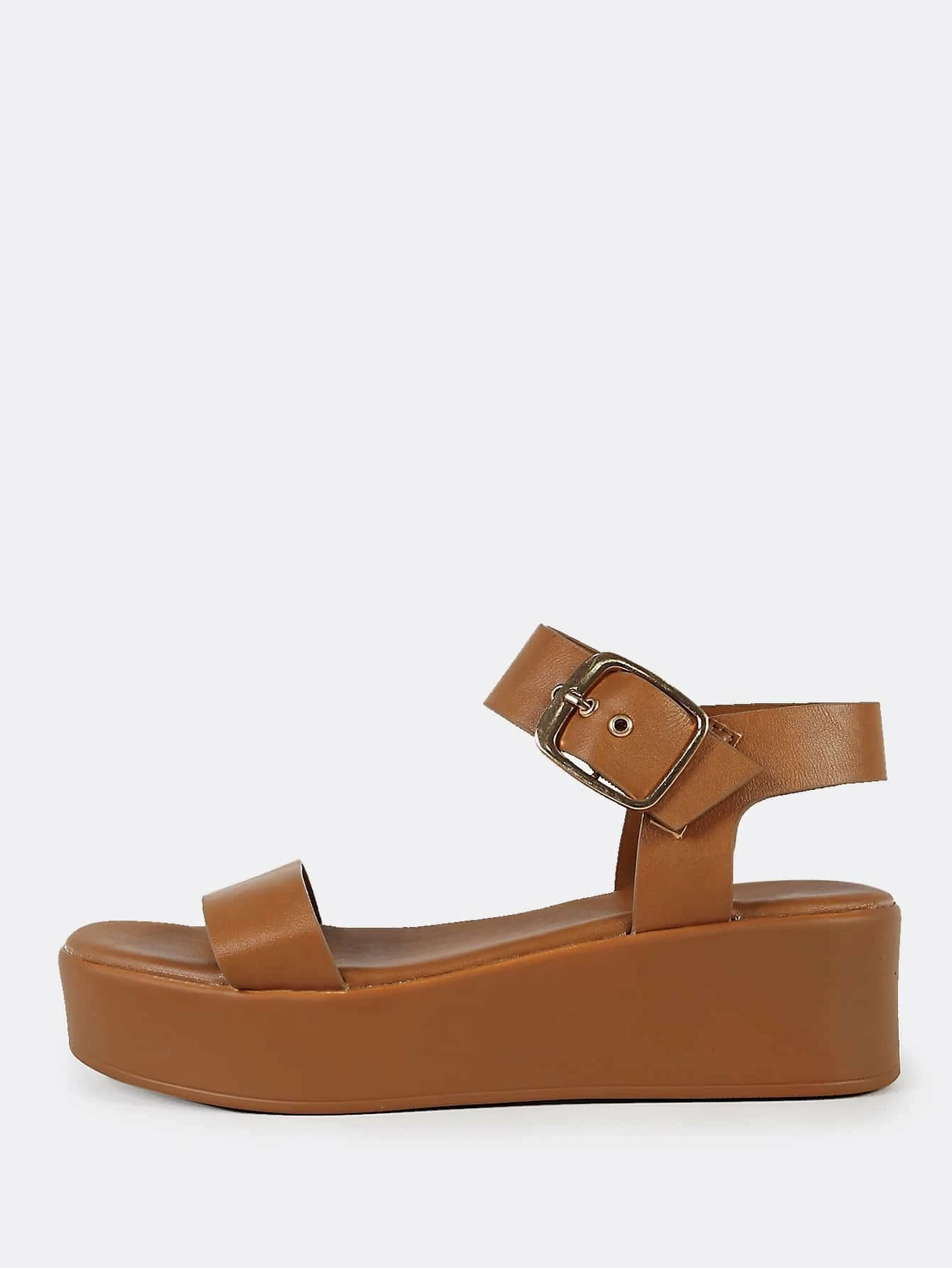 one strap platform sandals