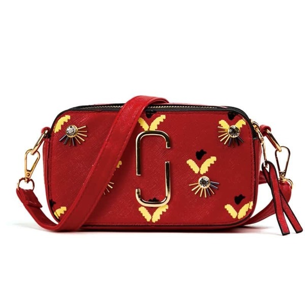 

Rhinestone Decor Crossbody Bag