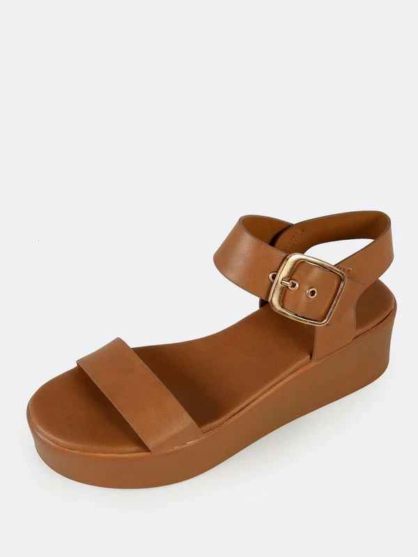 one strap platform sandals