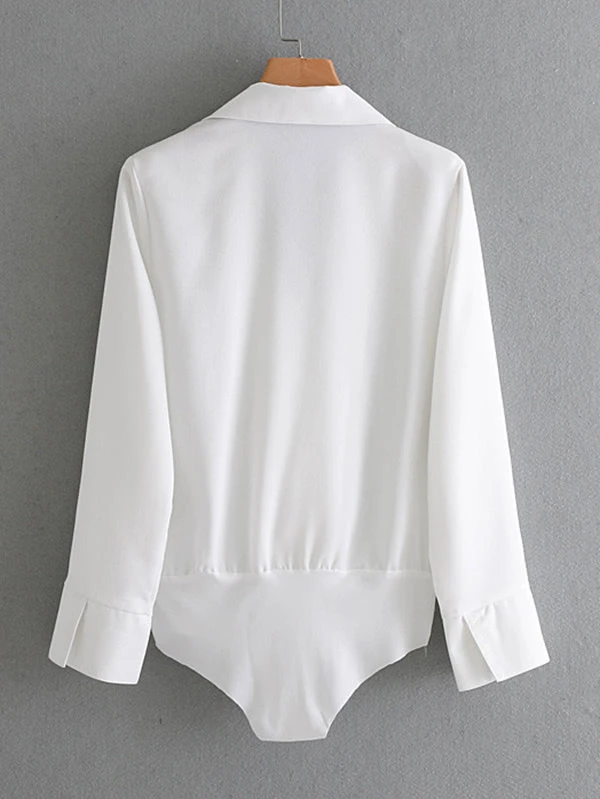 Body Tipo Blusa Cruzada Body Tipo Blusa Cruzada