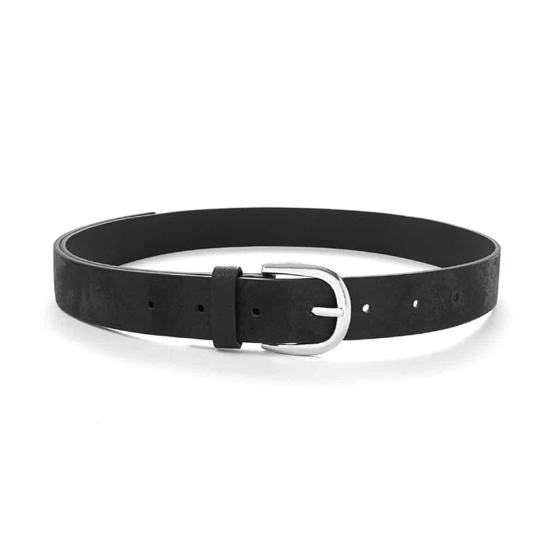 

Metal Buckle Belt, Black