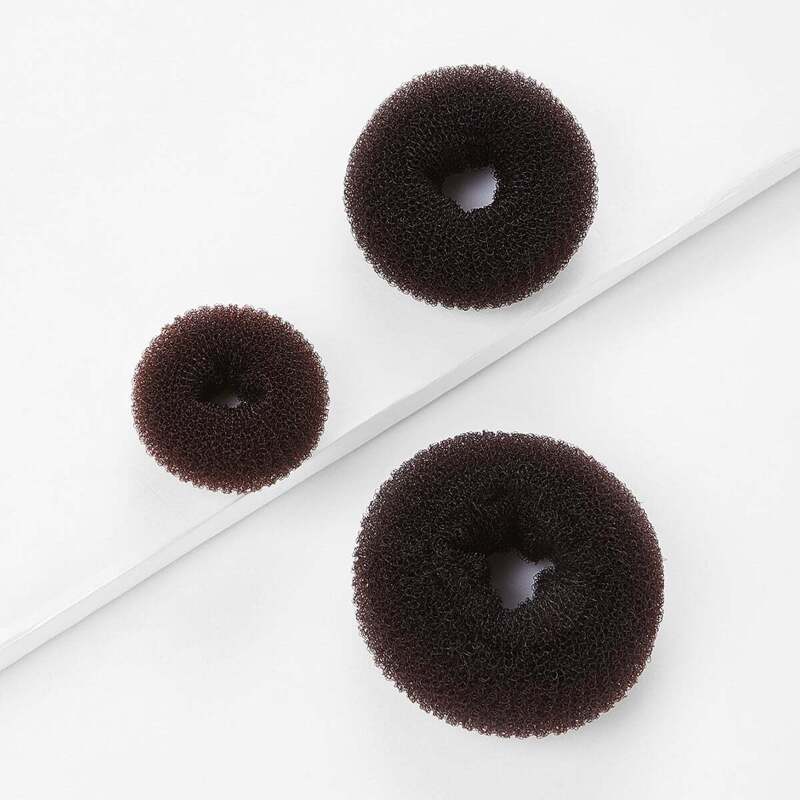 

Hair Tie 3pcs, Coffee