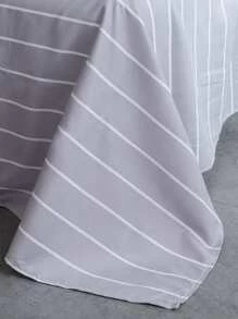 1.0m 3Pcs Pencil Striped Duvet Cover Set - View 4