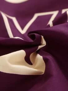 1.5m 4Pcs Swan Print Duvet Cover Set - View 5