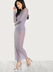 SHEIN 透膚緊身2件套洋裝 - 彩色 - 查看 2