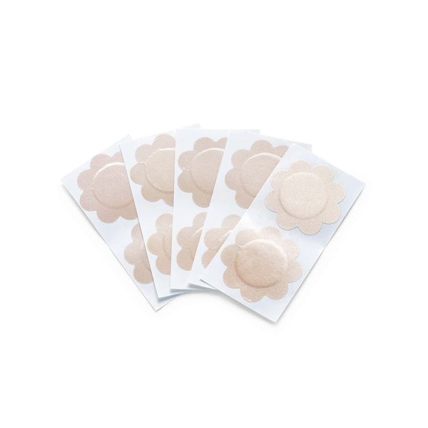

Flower Shaped Nipples Covers 5pairs, Nude