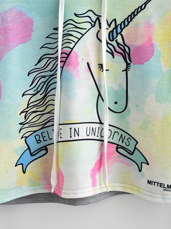 shein unicorn hoodie
