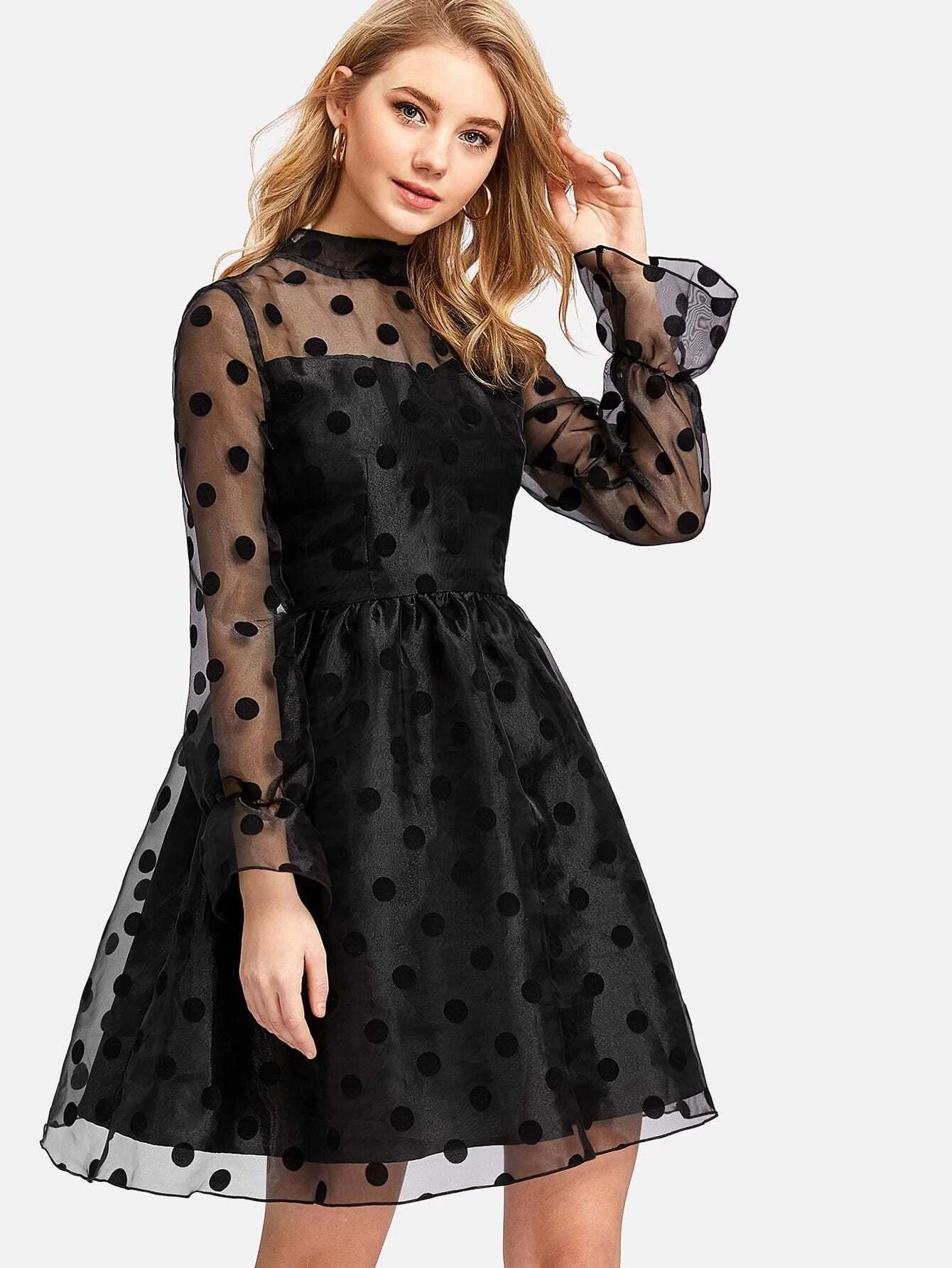 Child 10 Chocolate/Ivory 1 Pc. Wedding Venue Shop Polka Dot Organza Overlay Dress Child 10 Chocolate/Ivory 1 Pc. Wedding Venue Shop Polka Dot Organza Overlay Dress