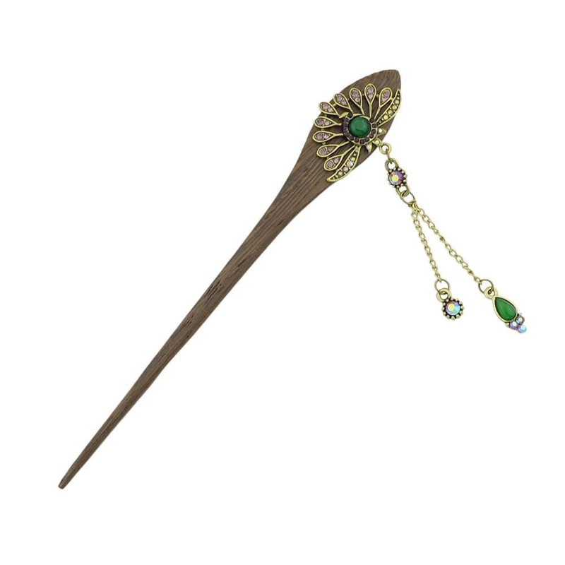 

Purple Chinese Style Wood Hairpin