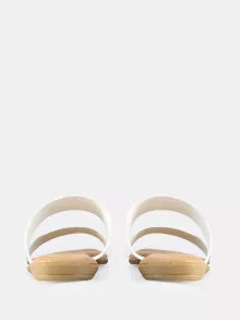 Sandalias con dos tiras - Blanco - Ver 4
