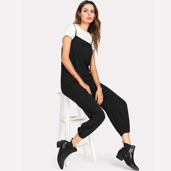 

Pocket Side Cami Jumpsuit