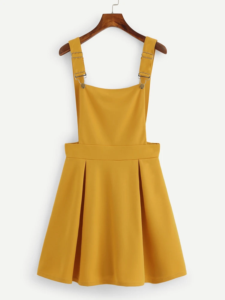 pleated pinafore