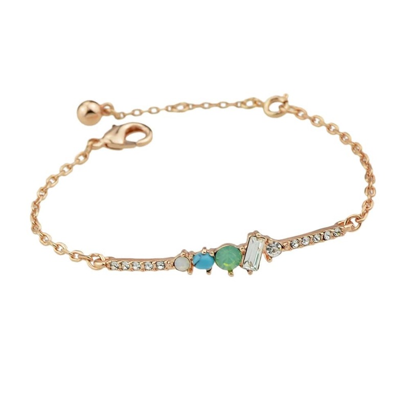 

Cute Girl Pendant Bracelet, Gold