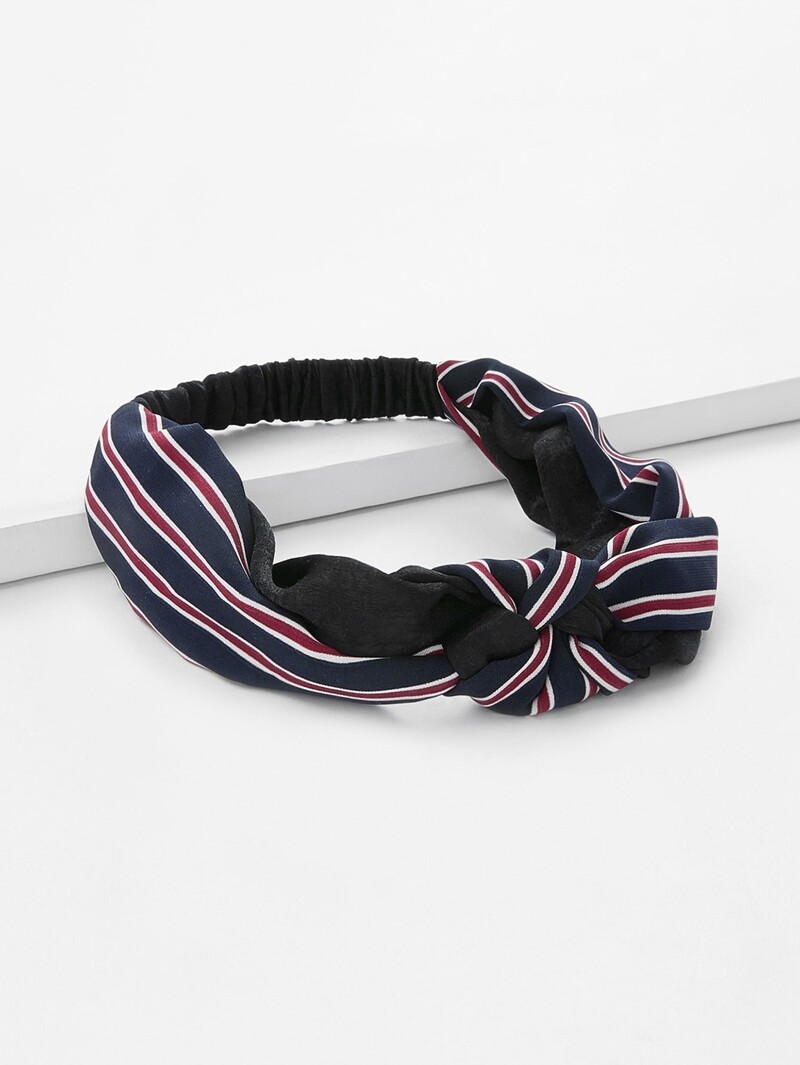 

Striped Knot Headband, Multicolor