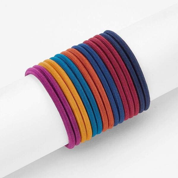 

Модные резинки для волос 15 шт, Многоцветный