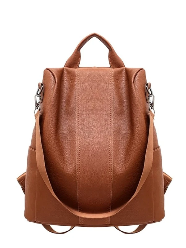 Mochila de PU con correa convertible Mochila de PU con correa convertible