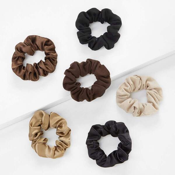 

Hair Scruchie 6pcs, Multicolor
