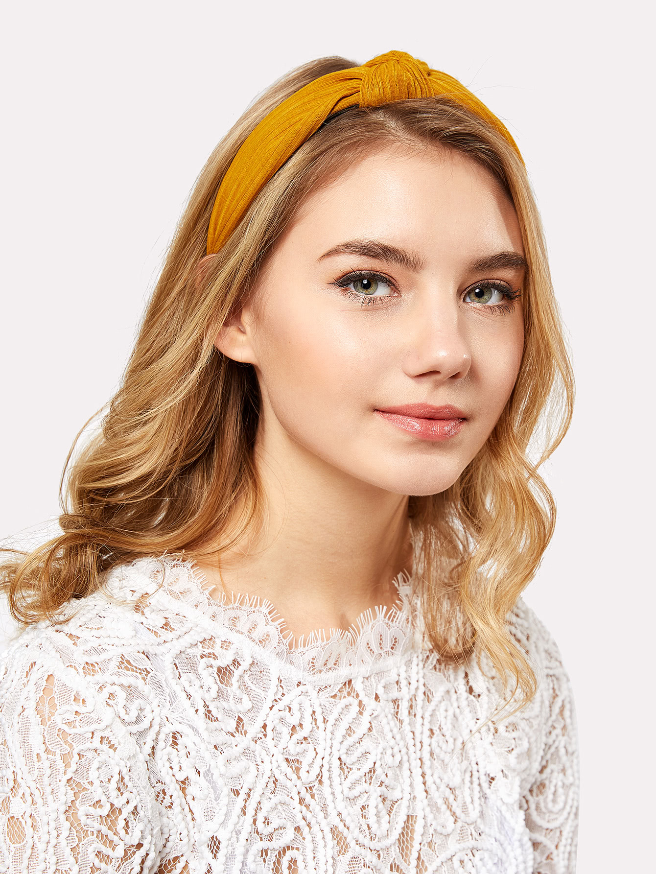 knot design wide headband shein sheinside knot design wide headband shein sheinside