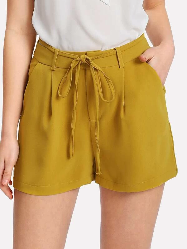 self tie shorts