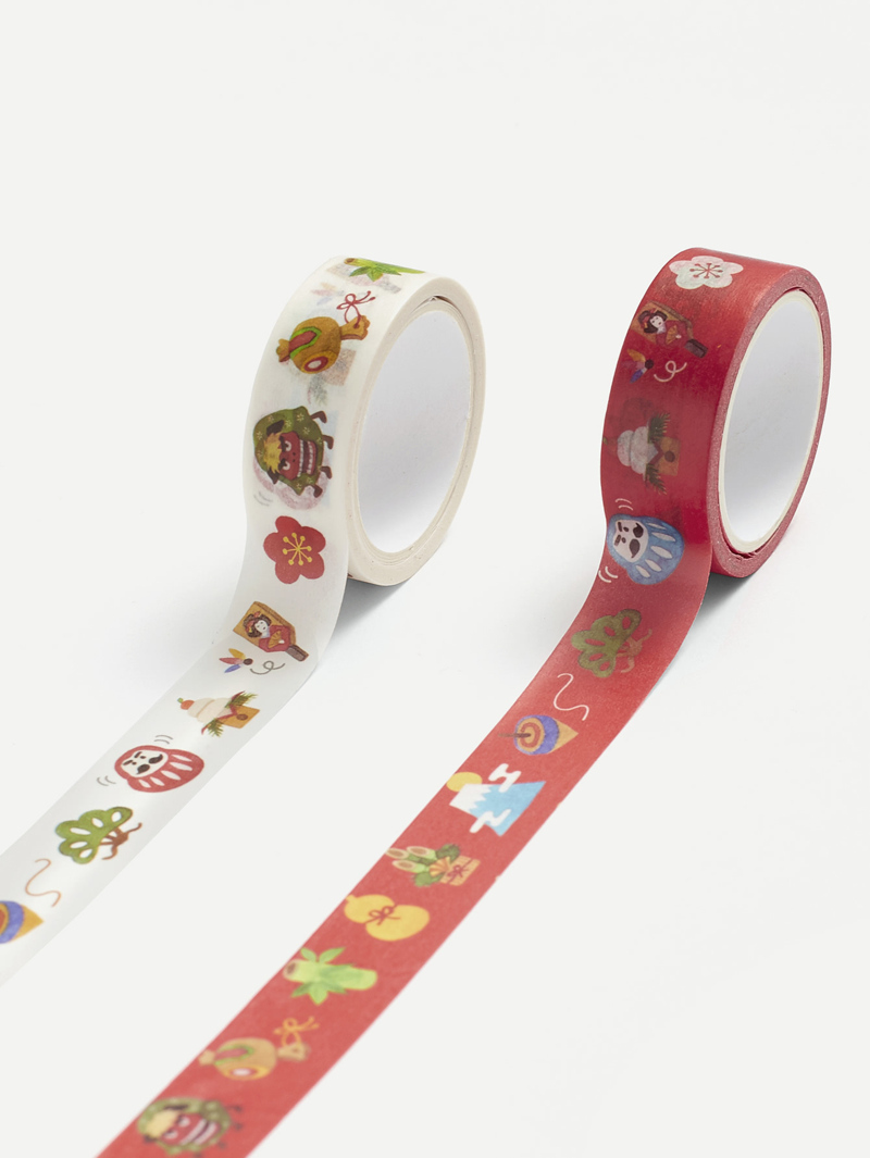 

Cartoon Print Masking Tape 2 Pcs