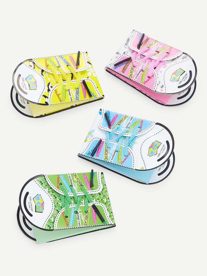 

Cartoon Shoes Memo Pad Set