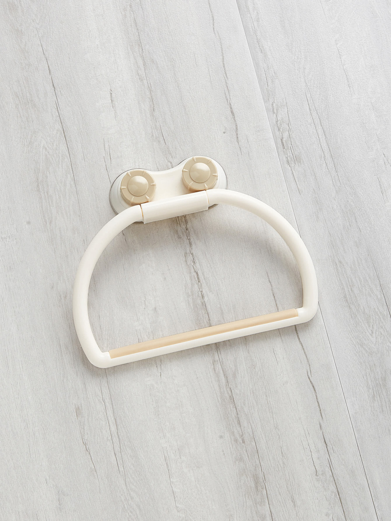 

Wall Attachable Hanger For Shower Towel, White