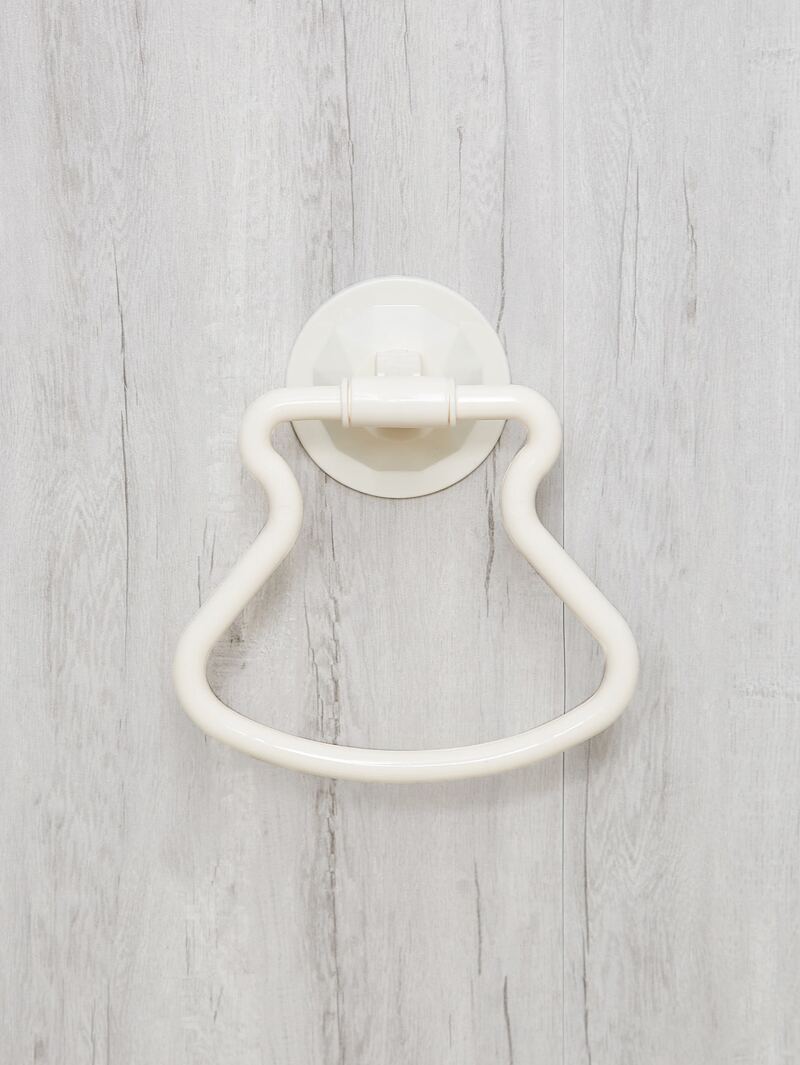 

Wall Attachable Bath Towel Hanger, Beige