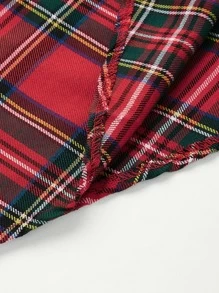 Đầm Knot Sọc ca rô Nhiều màu cổ điển - Nhiều màu - Xem 4