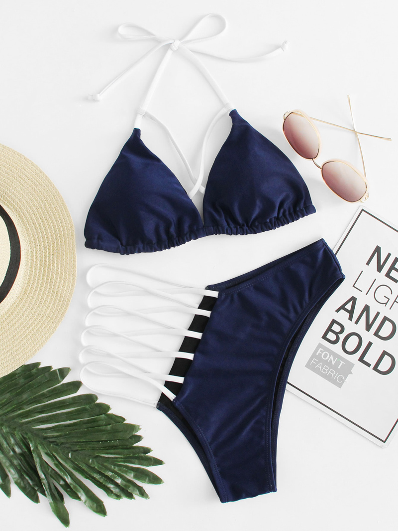 De Con Bikini De Abertura Set Set Bikini DHeW29IEY