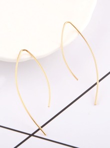 minimalist earrings drop 1pair