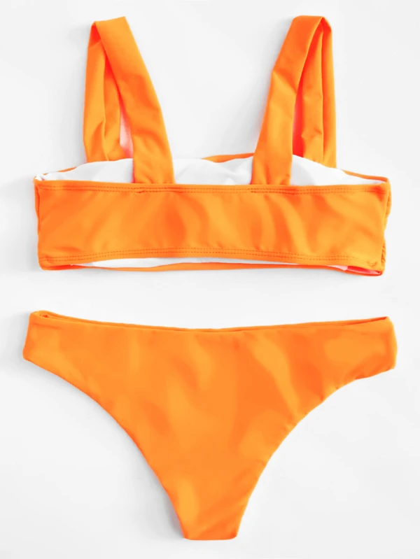 shein orange swimsuit