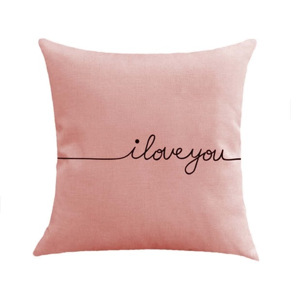 

Contrast Letter Print Cushion Cover