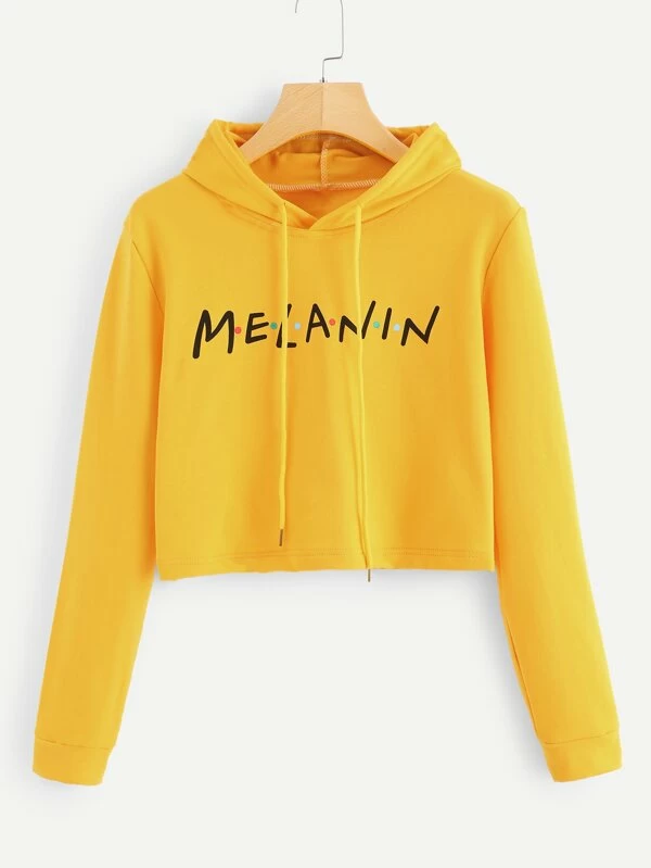 romwe yellow hoodie