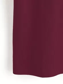 T-shirt met kleine print - Bordeaux - Bekijken 4