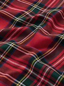 Đầm Knot Sọc ca rô Nhiều màu cổ điển - Nhiều màu - Xem 3