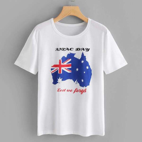 

Australia Flag Print Tee