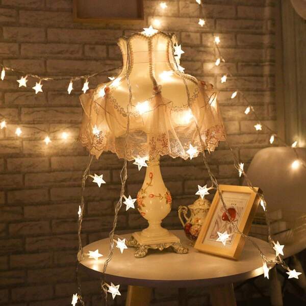 

Star Shaped USB Charger String Lights, Yellow