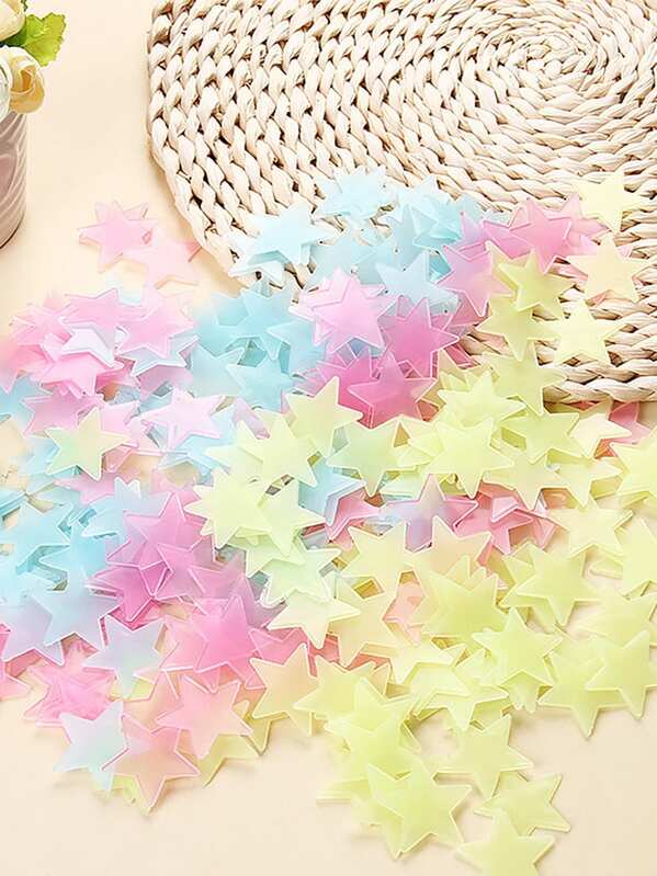 

Светящаяся стикер стены стены 100pcs, null