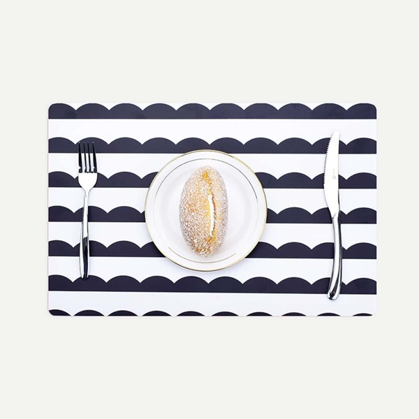 

Scallop Print Table Mat 2pcs