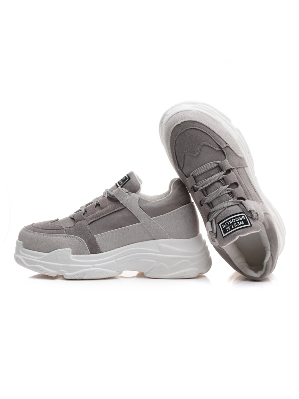 Deporte Color De Zapatillas En Block Con Cordones odCerxBW