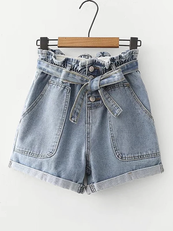 self tie shorts