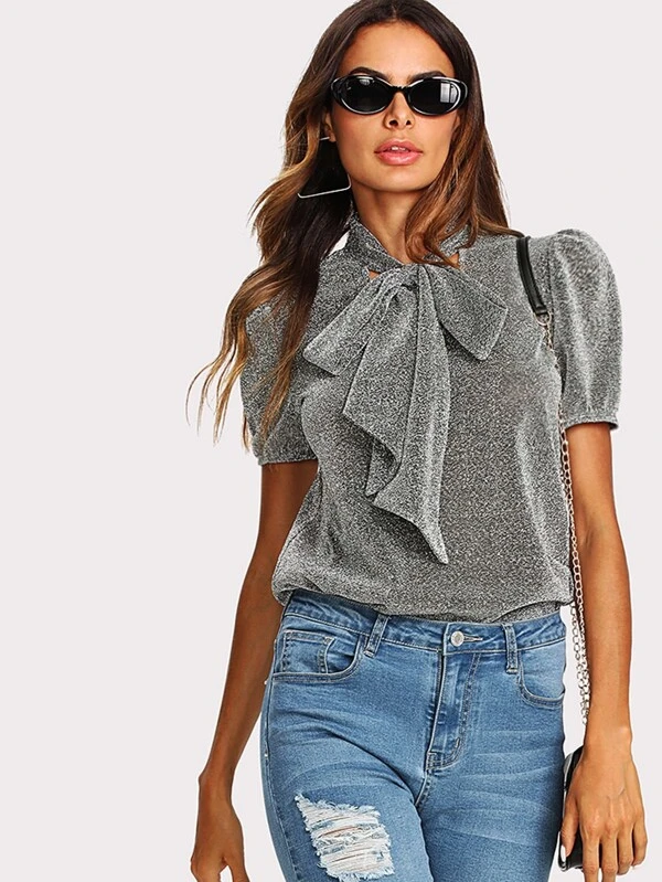 blusa brillante