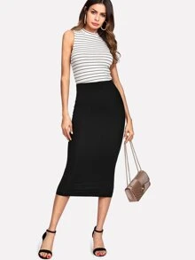 Firerie Falda ajustada midi